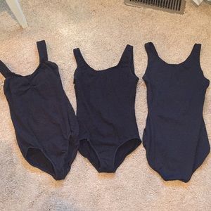 Black bodysuit/leotard bundle